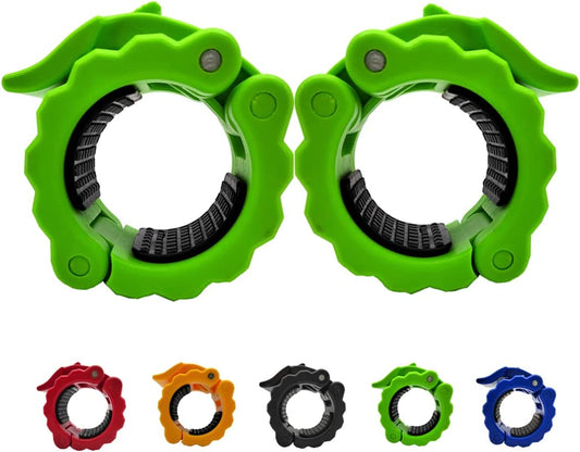 Barbell Clips 2" Collars Olympic Weight Bar Non Slip Quick Release Locking Weight Lifting Fitness Training Weight