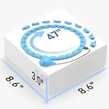 Adjustable Detachable Waist Exercise Fitness Equipment for Weight Loss and Calorie Burn